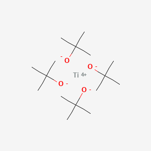 Chemical structure of Titanium(IV) tert-butoxide 98%