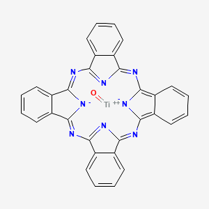 Chemical structure of Titanyl Phthalocyanine(purifiedbysublimation)
