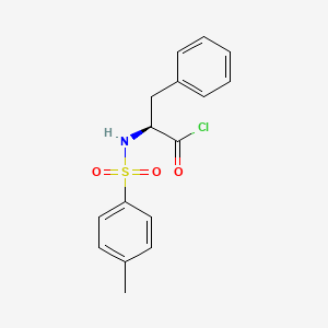Chemical structure of Tosyl-L-phenylalanyl Chloride