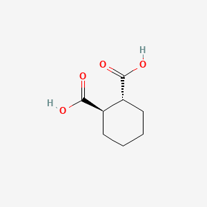 Chemical structure of 1,2-Cyclohexanedicarboxylic acid