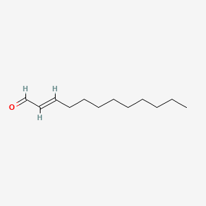 Chemical structure of 2-Dodecenal