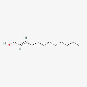 Chemical structure of trans-2-Dodecenol