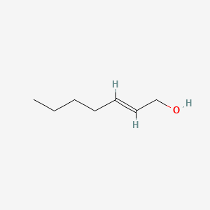 Chemical structure of 2-Heptenol