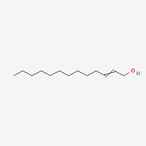 Chemical structure of 2-Tridecen-1-ol