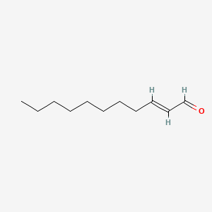 Chemical structure of (E)-2-Undecenal