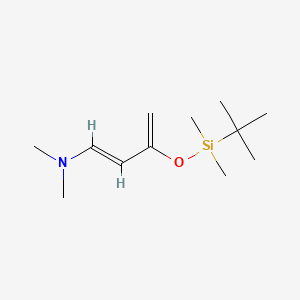 Chemical structure of trans-3-(tert-Butyldimethylsilyloxy)-N,N-dimethyl-1,3-butadiene-1-amine