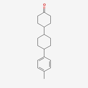 Chemical structure of trans-4'-(p-tolyl)-[1,1'-Bi(cyclohexan)]-4-one