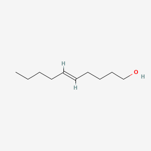 Chemical structure of trans-5-Decen-1-ol
