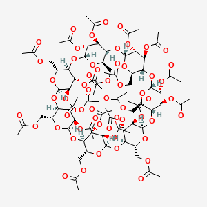 Chemical structure of Triacetyl-β-cyclodextrin
