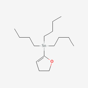 Chemical structure of Tributyl(4,5-dihydrofuran-2-yl)tin