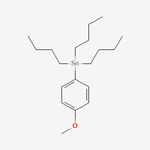 Chemical structure of Tributyl(4-methoxyphenyl)stannane
