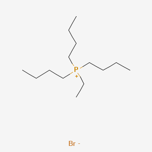 Chemical structure of Tributyl(Ethyl)phosphonium bromide