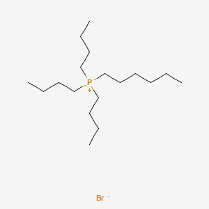 Chemical structure of Tributylhexylphosphonium Bromide