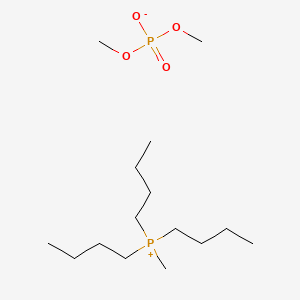Chemical structure of Tributyl(methyl)phosphonium dimethyl phosphate