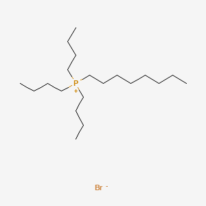 Chemical structure of Tributyl(octyl)phosphonium bromide