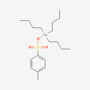 Chemical structure of Tributylstannyl 4-methylbenzenesulfonate