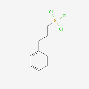 Chemical structure of Trichloro(3-phenylpropyl)silane