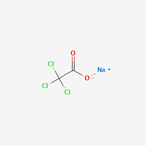 Chemical structure of Sodium Trichloroacetate