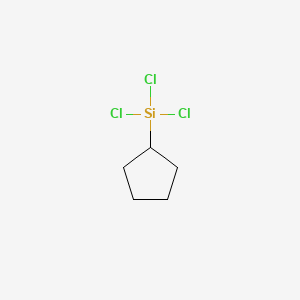 Chemical structure of Trichlorocyclopentylsilane