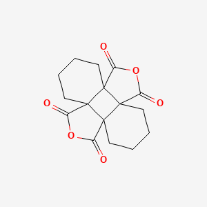 Chemical structure of Tricyclo[6.4.0.02,7]dodecane-1,8:2,7-tetracarboxylic dianhydride