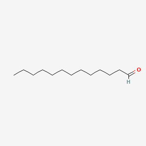 Chemical structure of Tridecanal