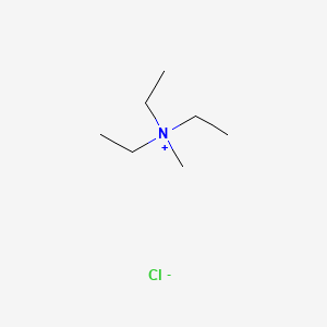 Chemical structure of Triethylmethylammonium chloride