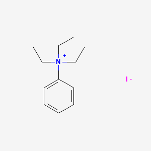 Chemical structure of Triethylphenylammonium Iodide