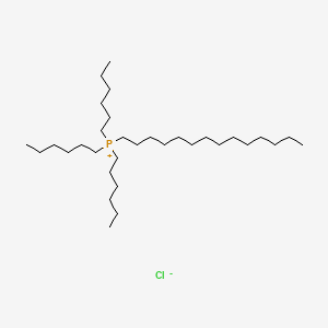 Chemical structure of Trihexyltetradecylphosphonium chloride