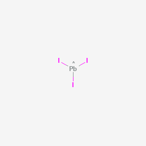 Chemical structure of Triiodoplumbane
