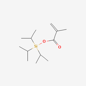 Chemical structure of Triisopropylsilyl Methacrylate