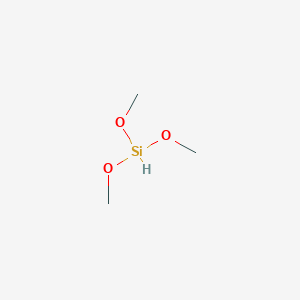 Chemical structure of Trimethoxysilane