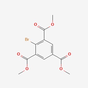 Chemical structure of Trimethyl 2-bromobenzene-1,3,5-tricarboxylate