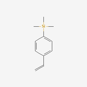 Chemical structure of Trimethyl(4-vinylphenyl)silane
