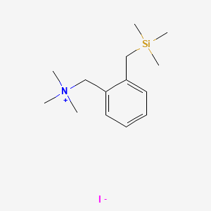 Chemical structure of Trimethyl[2-[(trimethylsilyl)methyl]benzyl]ammonium Iodide