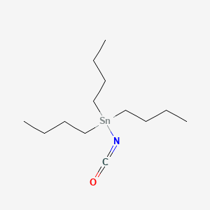 Chemical structure of Tri-n-butyltin isocyanate, 97%