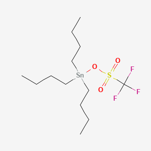 Chemical structure of Tri-n-butyltin trifluoromethanesulfonate