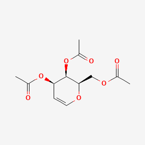Chemical structure of Tri-O-Acetyl-D-galactose