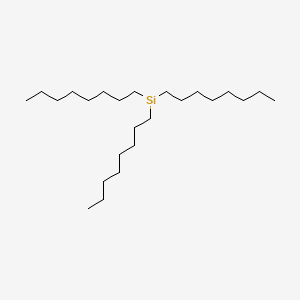 Chemical structure of Trioctylsilane