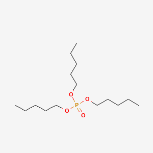 Chemical structure of Tripentyl phosphate