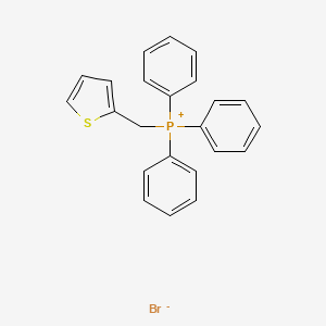 Chemical structure of Triphenyl(2-thienylmethyl)phosphonium Bromide