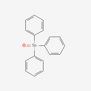 Chemical structure of Triphenylantimony oxide