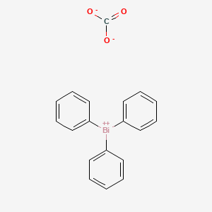 Chemical structure of Triphenylbismuthcarbonate