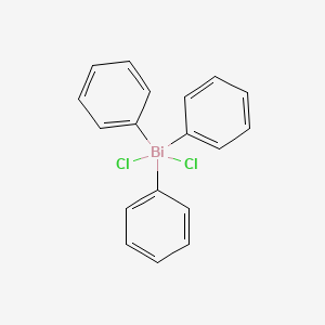 Chemical structure of Triphenylbismuthdichloride