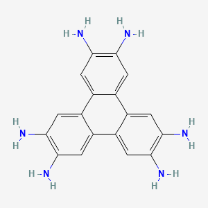Chemical structure of 2,3,6,7,10,11-Hexaaminotriphenylene