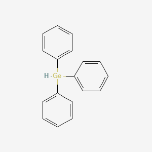 Chemical structure of Triphenylgermane