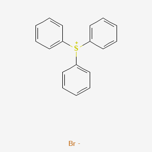 Chemical structure of Triphenylsulfonium bromide
