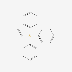 Chemical structure of Triphenylvinylsilane