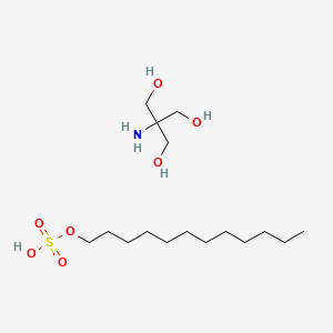 Chemical structure of Tris Dodecyl Sulfate
