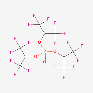 Chemical structure of Tris(1,1,1,3,3,3-hexafluoro-2-propyl) Phosphate