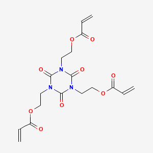 Chemical structure of Tris(2-acryloyloxyethyl)Isocyanurate(stabilizedwithPhenothiazine)